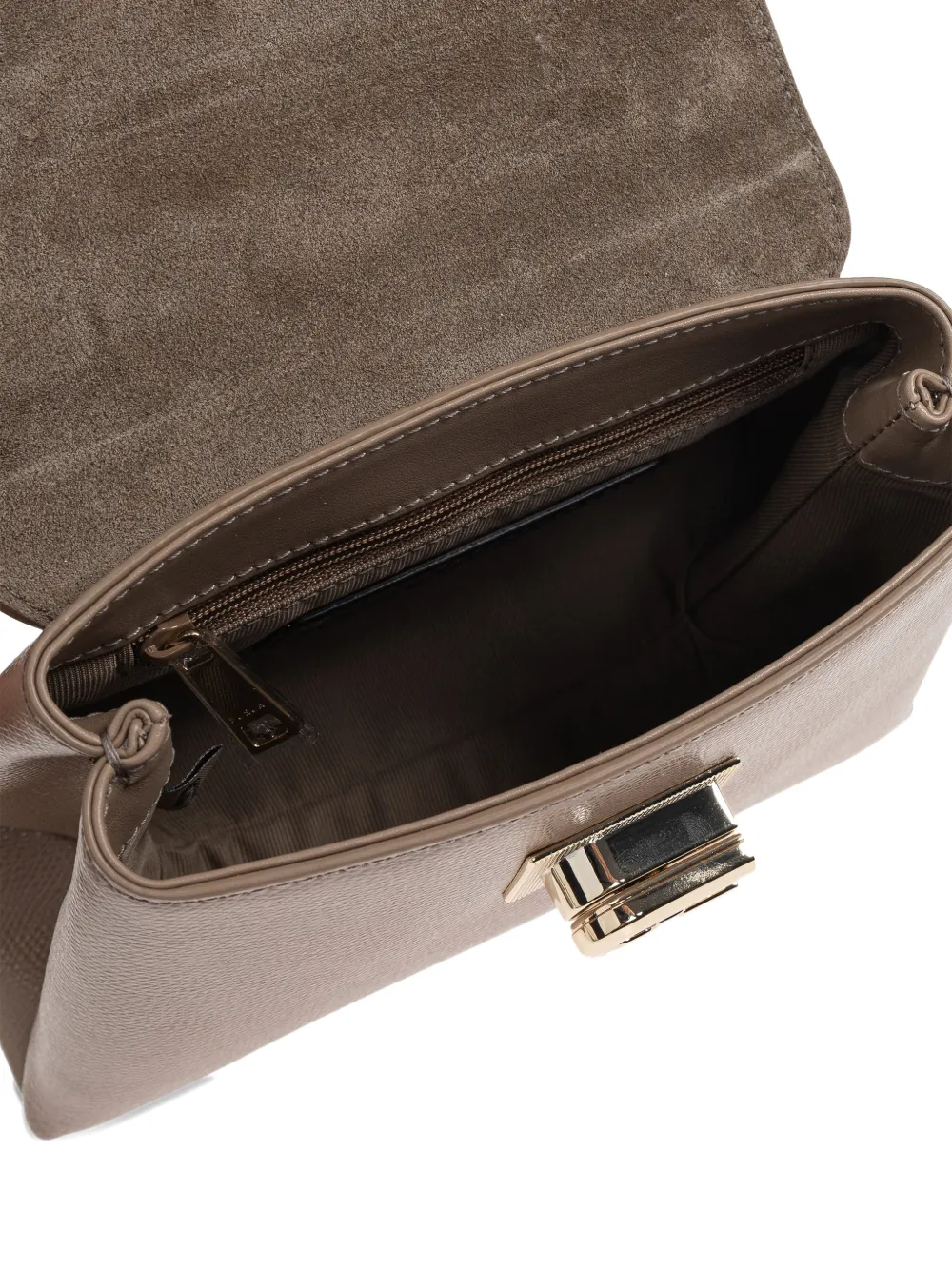 Furla Leren shopper Beige