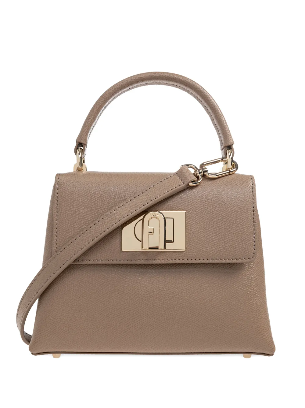 Furla leather tote bag - Toni neutri