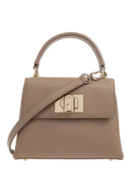 Furla leather tote bag