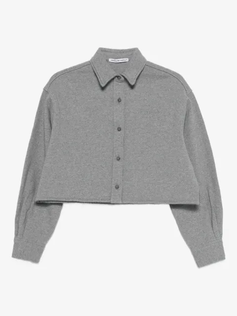 Alexander Wang buttoned cropped top