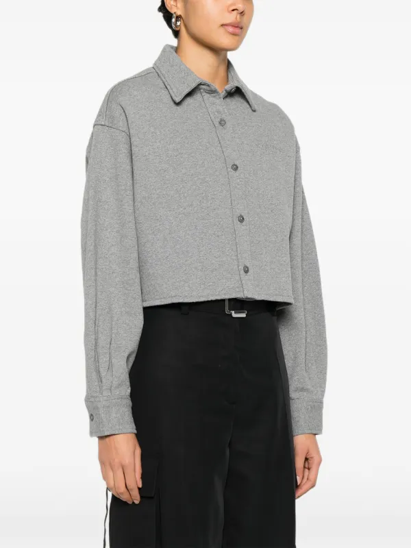 alexanderwang グレー クロップドタンクトップ Alexander Wang クロップドトップ | グレー | FARFETCH JP