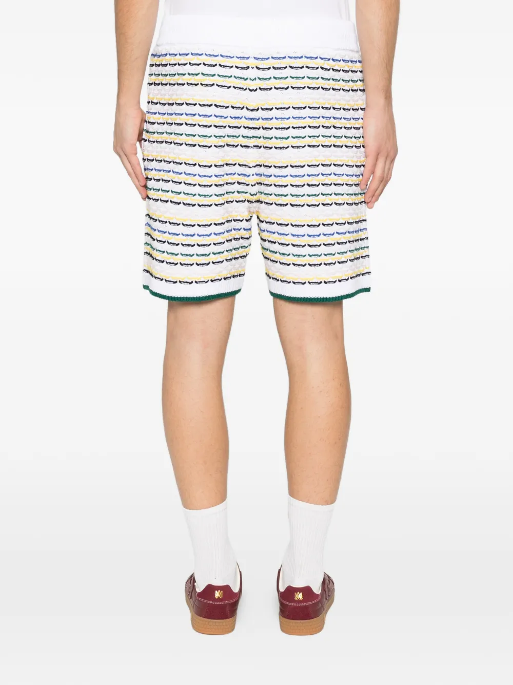 Casablanca Shorts met patroon Wit