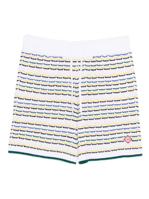 Casablanca patterned shorts
