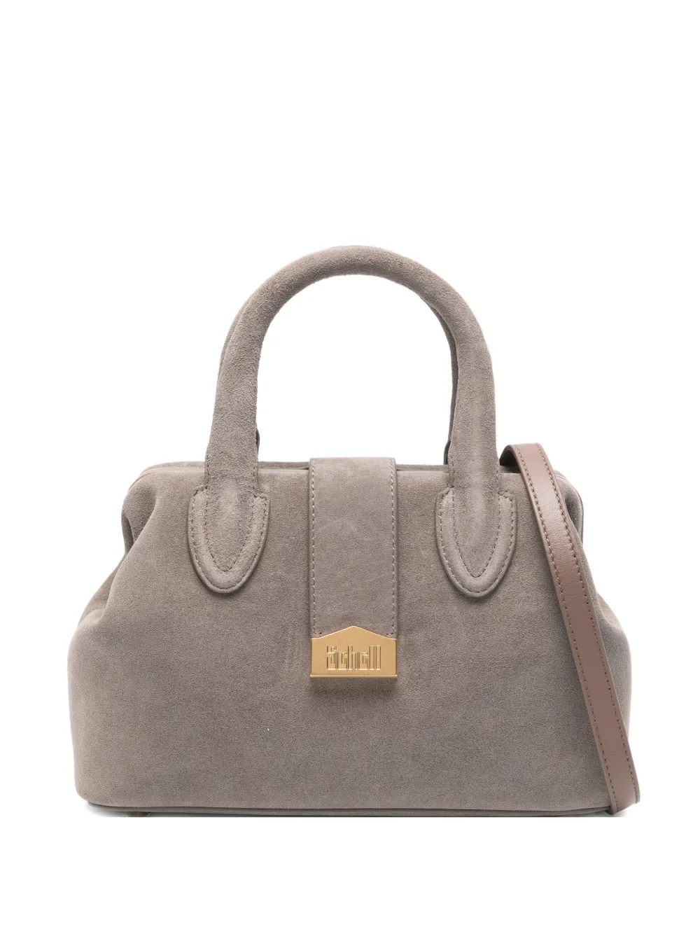 SCHELL  small Doctor logo-plaque tote bag | Grey | Image 1