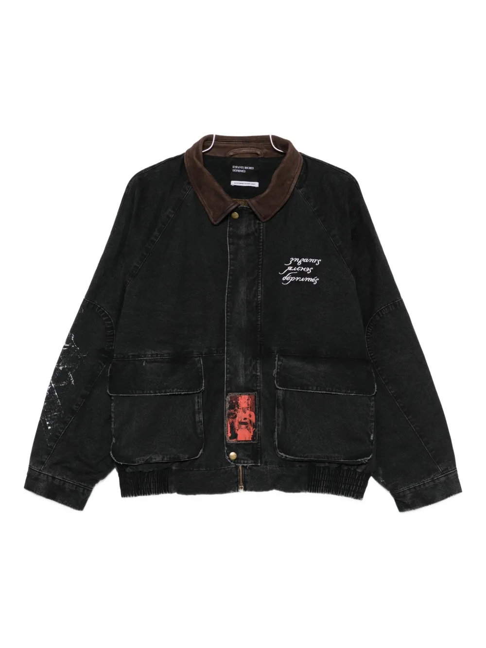 Enfants Riches Déprimés graphic-print bomber jacket - Nero