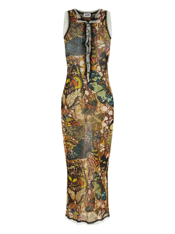 Jean Paul Gaultier 'Re-Edition - The Yellow Butterfly' Dress - Xs