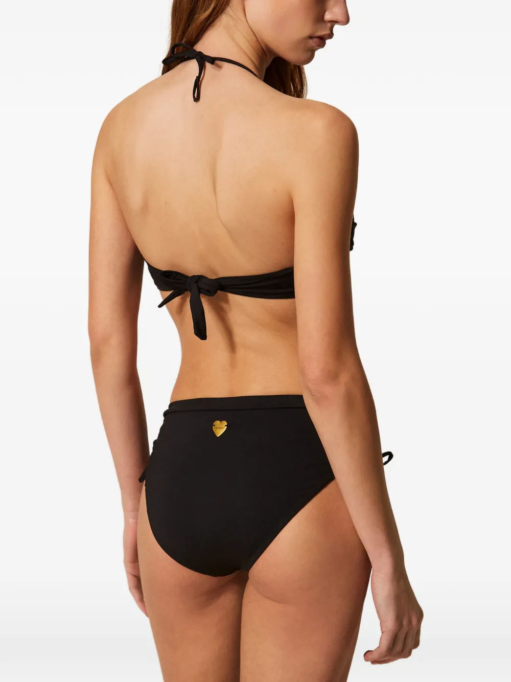 TWINSET Bikinislip met trekkoord Zwart