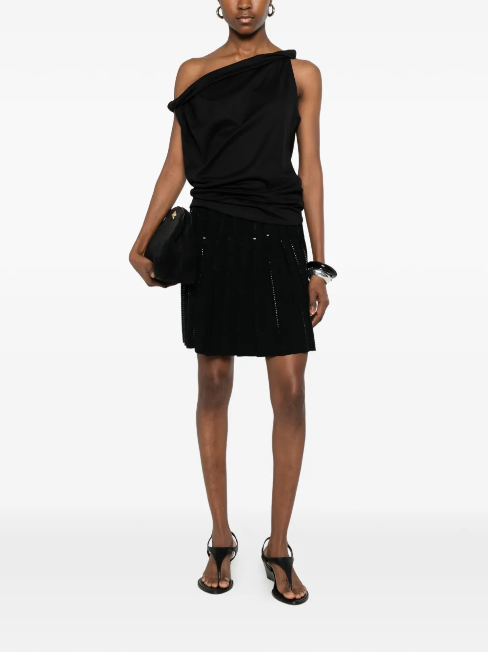 Ermanno Scervino Midi-rok met pailletten Zwart