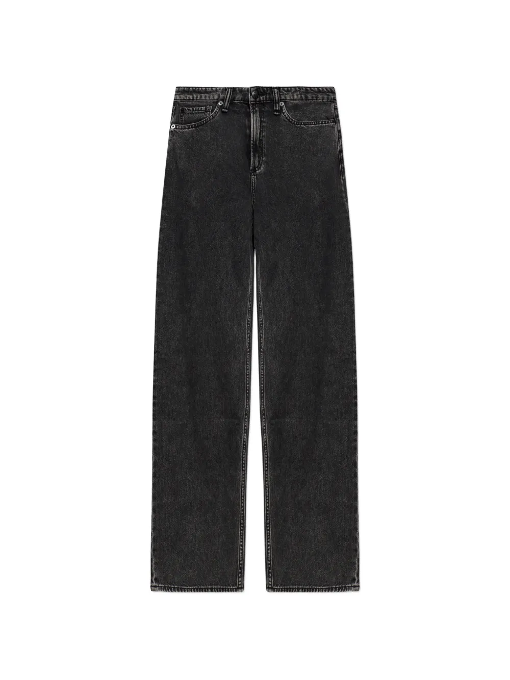 rag & bone Jeans met vervaagd effect Zwart