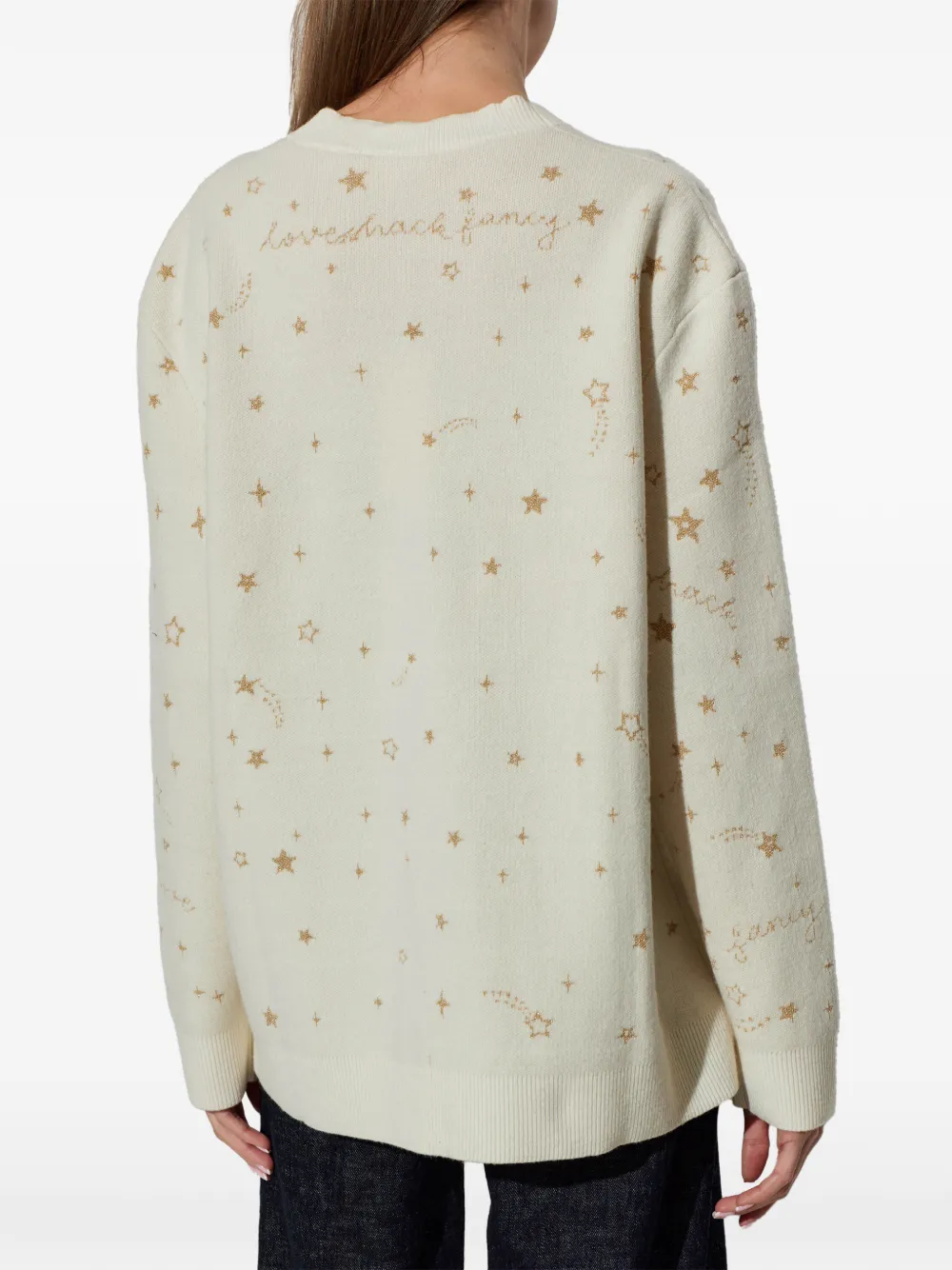 LoveShackFancy Vest verfraaid met ster en opgestikte zak Beige