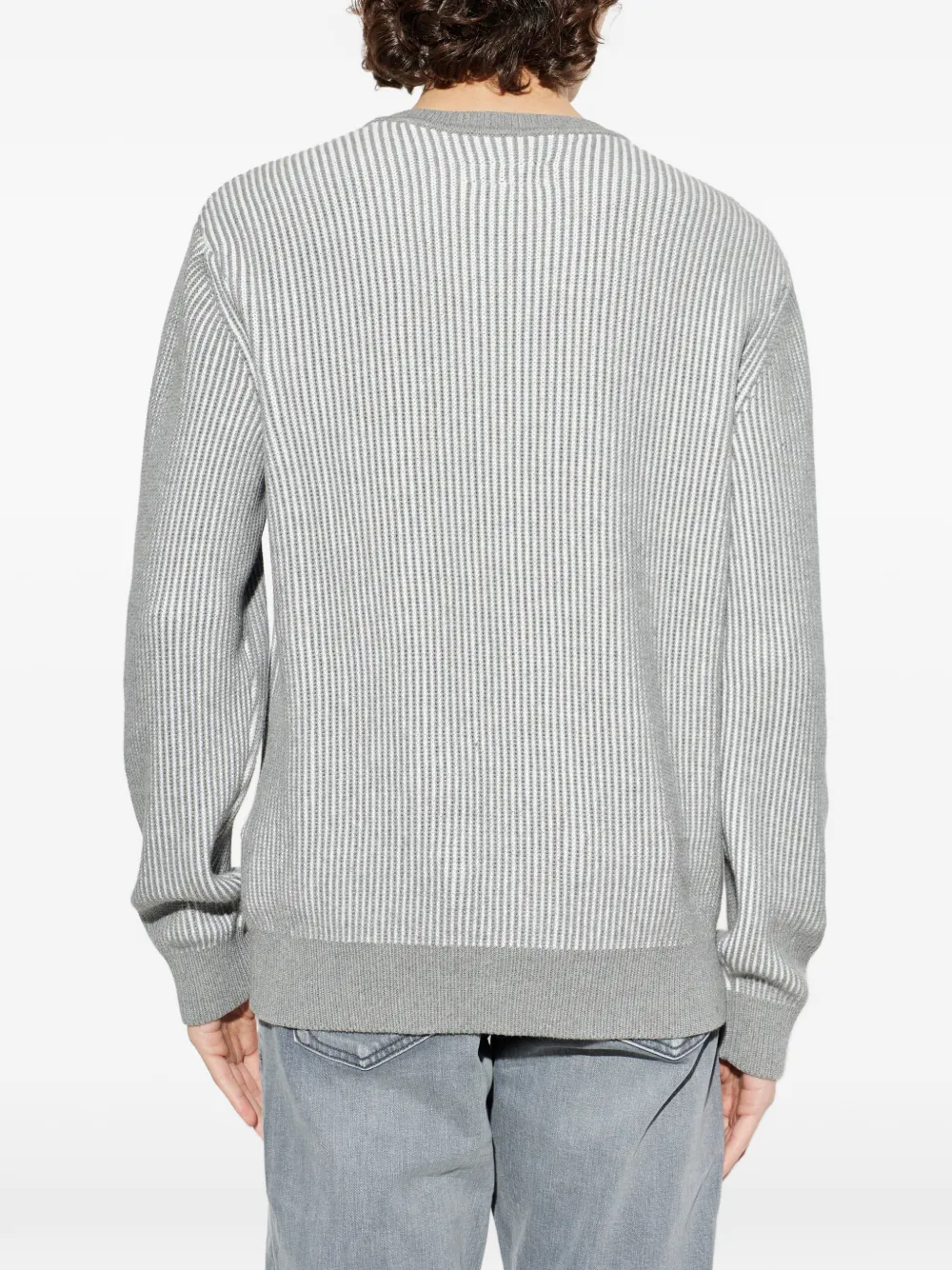 rag & bone Gestreepte trui Grijs
