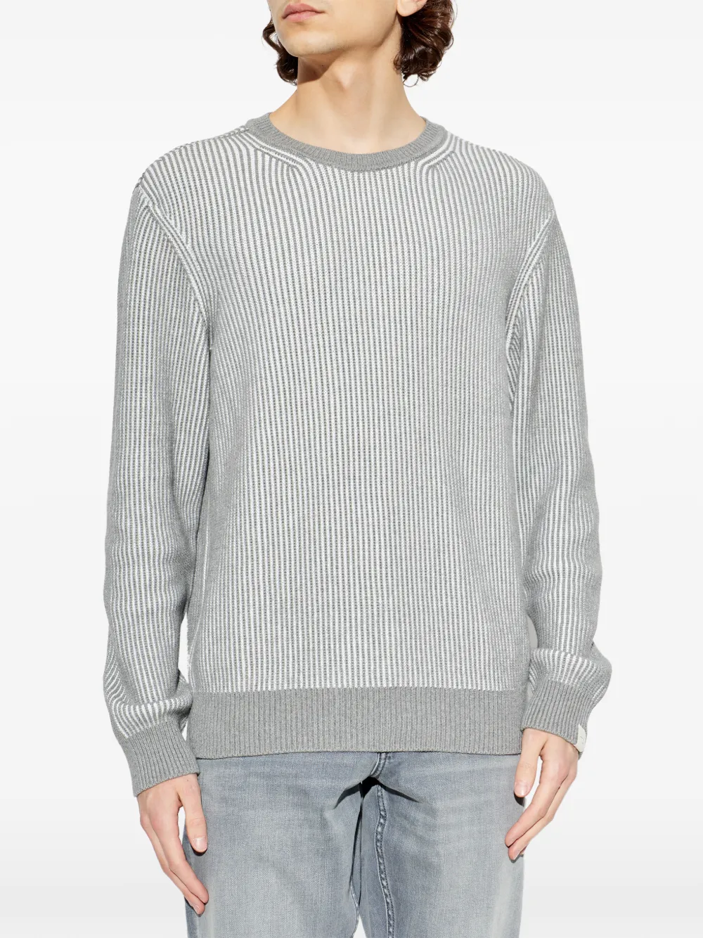  Rag & Bone Jersey De Punto A Rayas - Gris 