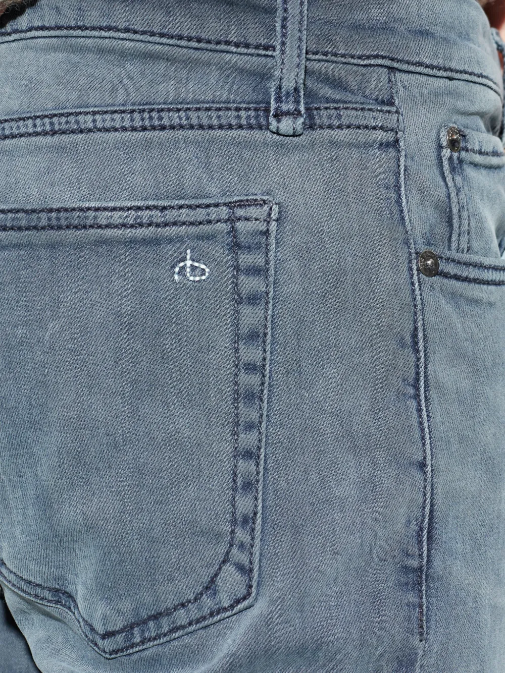 rag & bone Regular-fit jeans met vijf zakken Blauw