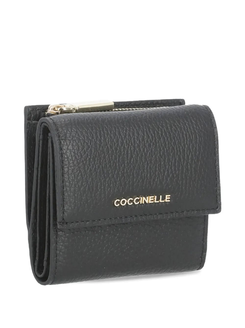 Coccinelle logo-detail leather wallet - Zwart