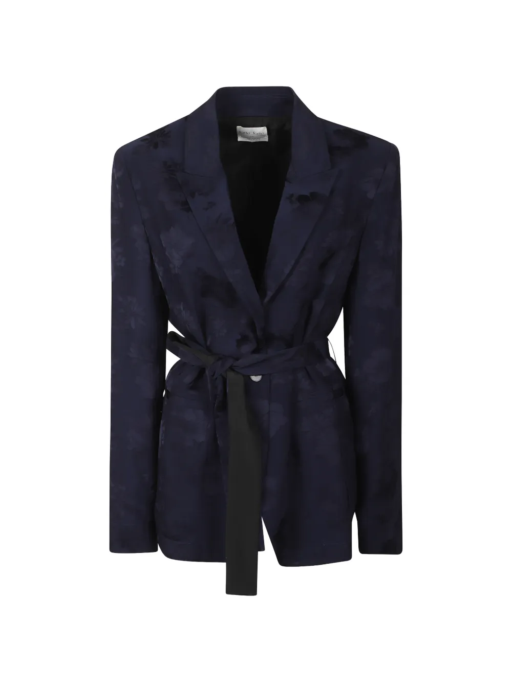 Forte Forte floral-jacquard blazer - Blu
