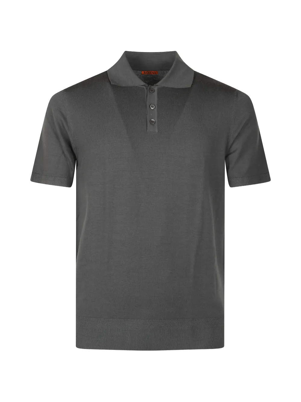 Barena short-sleeved button-placket polo shirt - Grigio