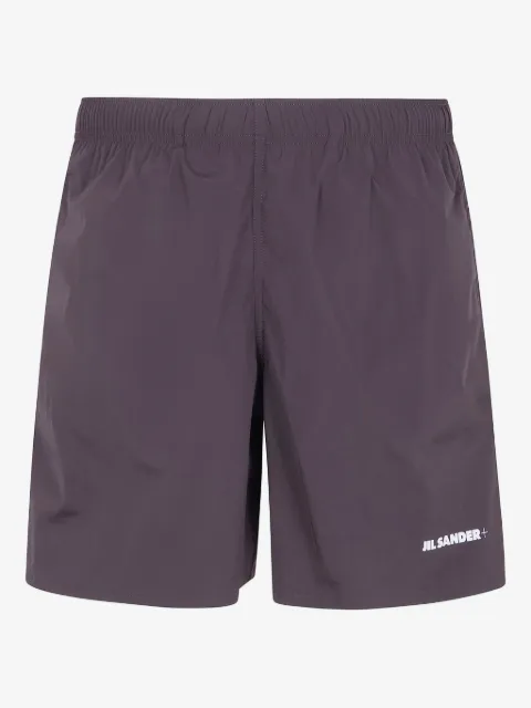 Jil Sander bermudas con logo estampado