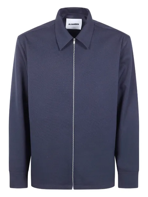 Jil Sander zip-up shirt