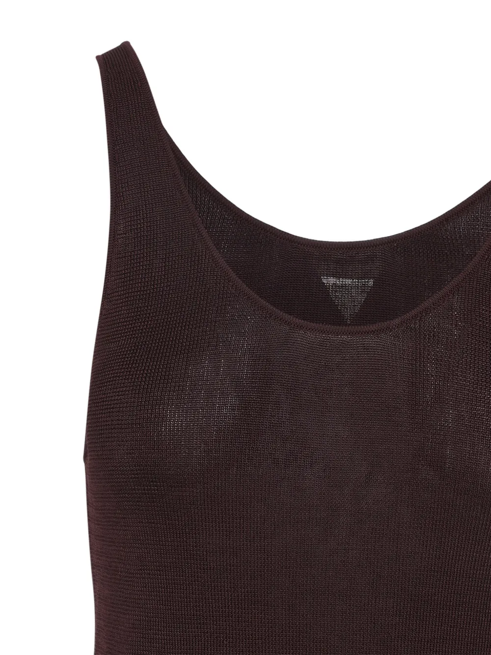 The Frankie Shop Textured Vest Top In Brown