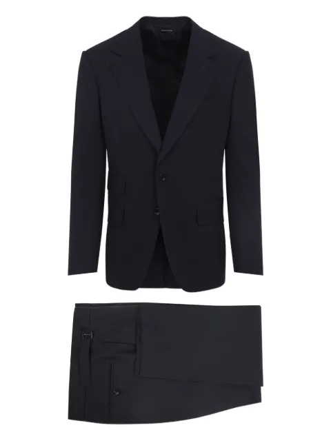 TOM FORD button wool suit