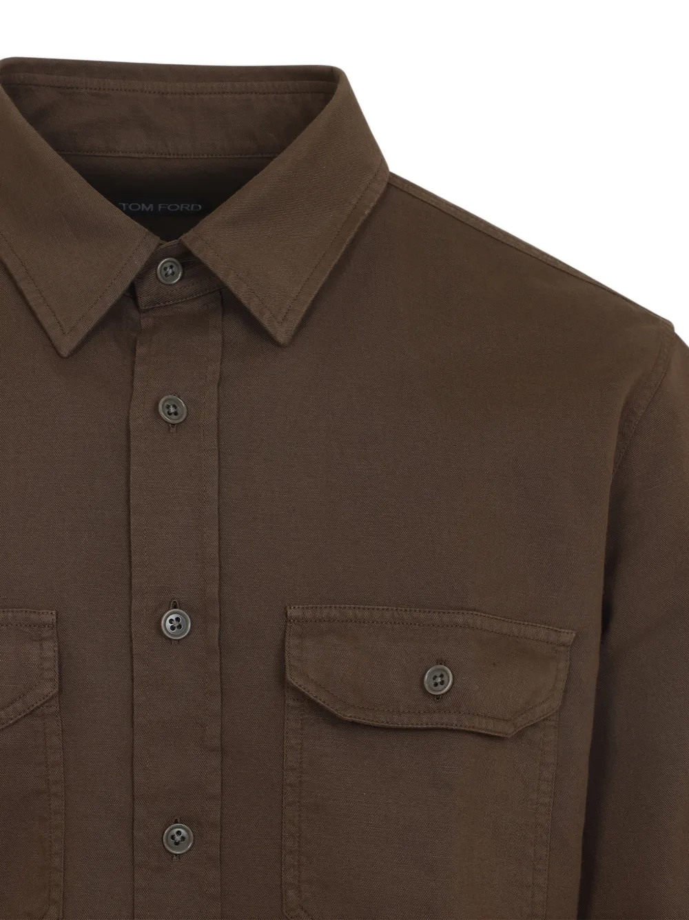  Tom Ford Pocket Shirt - Brown 