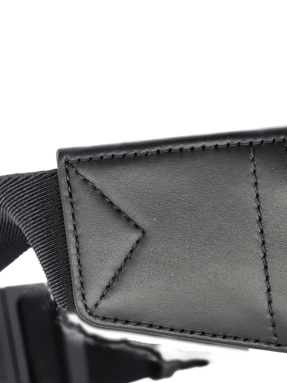 Pre-owned Burberry Sonny House Check Canvas Belt Bag In Black