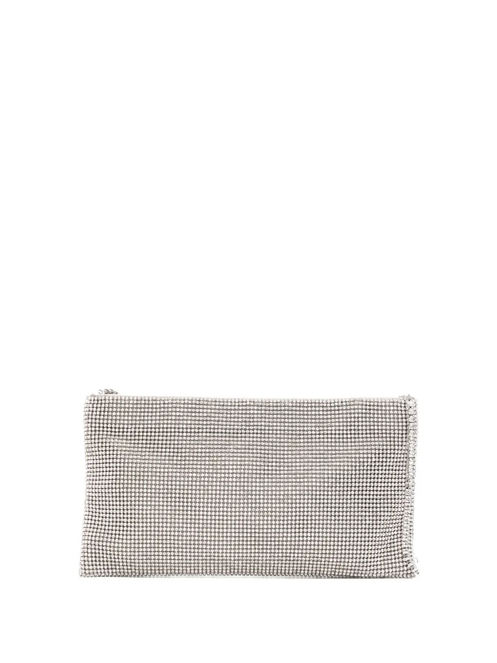 Benedetta Bruzziches la petite Your Best Friend rhinestone chain-strap clutch bag - Argento