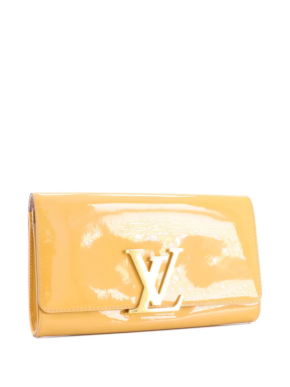 Louis Vuitton Pre-Owned Louise Patent Long clutch bag - Giallo