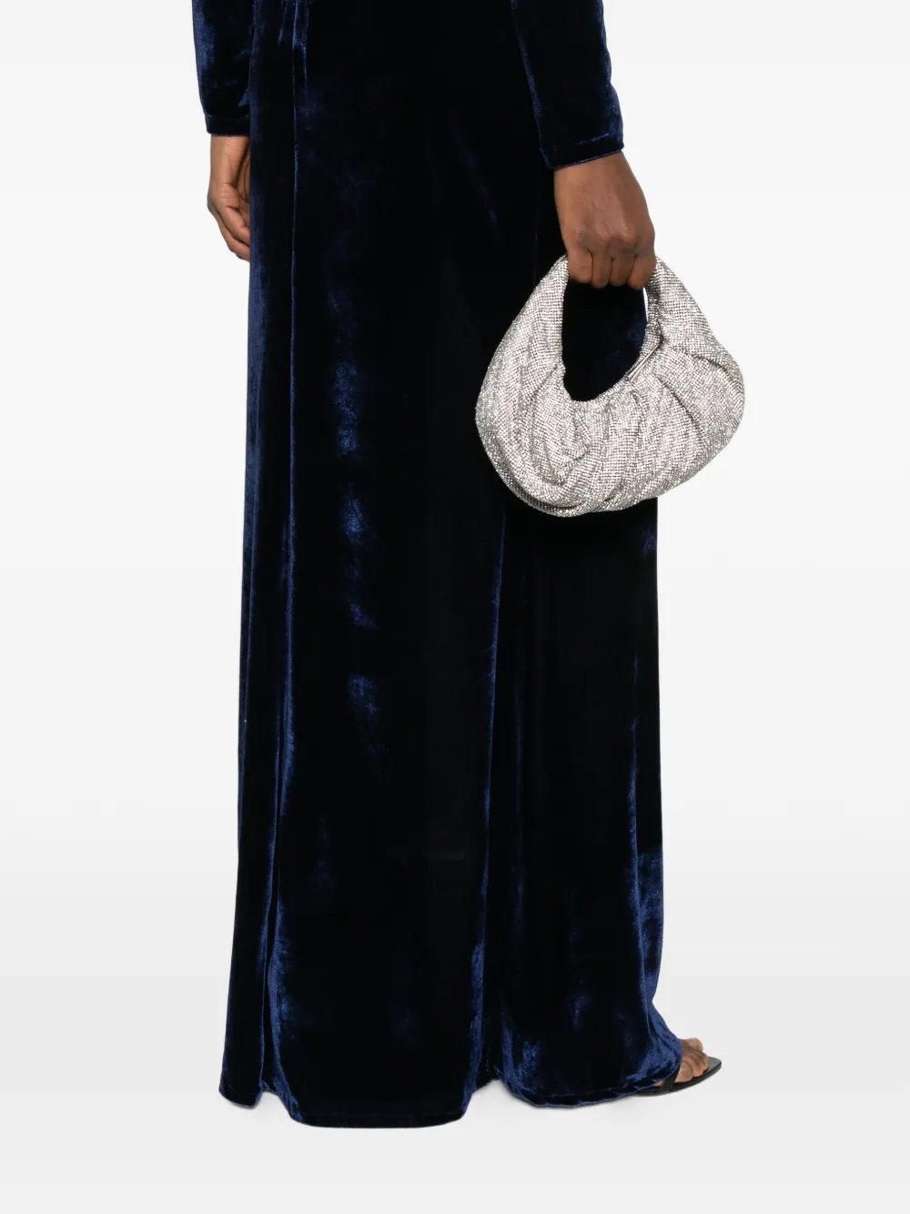 Benedetta Bruzziches Yennefer schoudertas met kristallen - Zilver