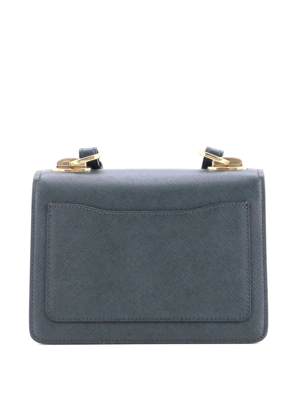 Symbole Flap Bag Saffiano Leather Small Crossbody Bag