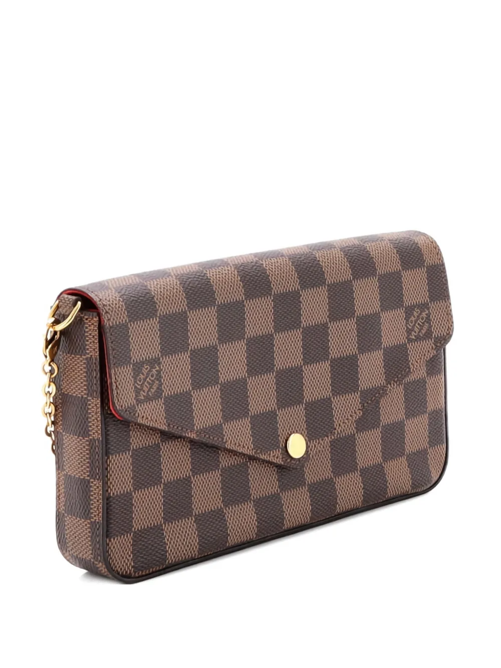 Louis Vuitton Pre-Owned Felicie Pochette Damier crossbody bag - Marrone