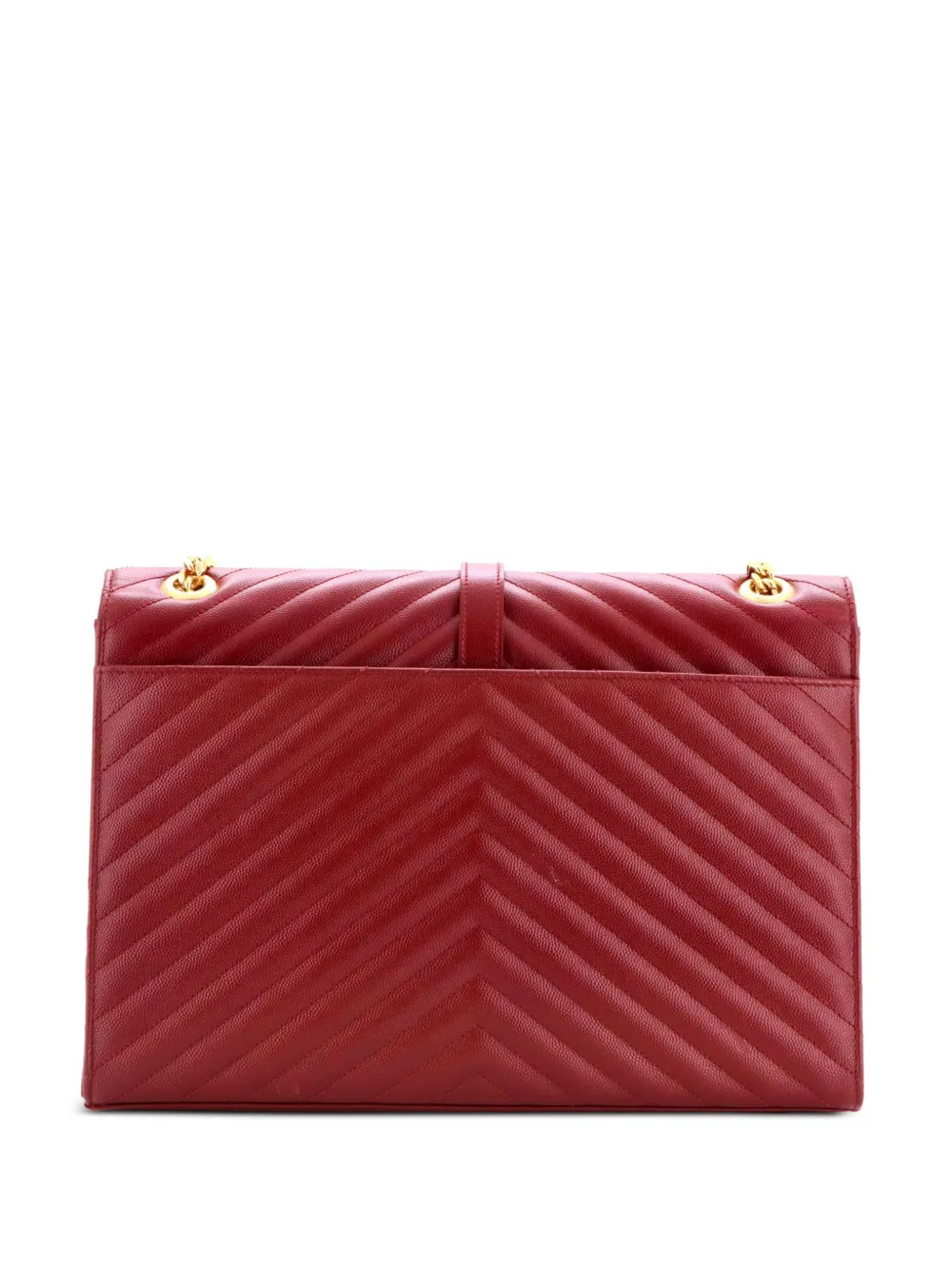 Saint Laurent Pre-Owned Classic Monogram Envelope Satchel Matelasse Chevron Leather Large shoulder bag | Estilos de archivo | Image 2