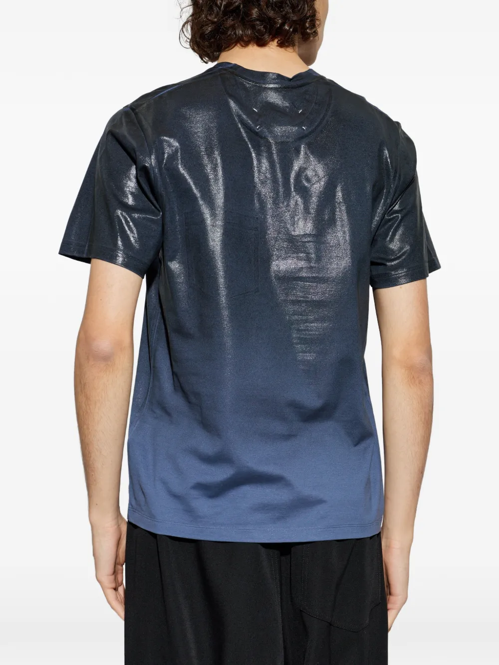 Maison Margiela T-shirt met zak Blauw