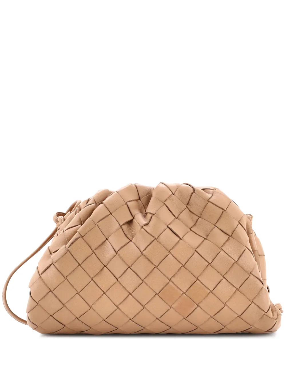 Bottega Veneta Pre-Owned The Pouch Intrecciato Nappa Mini crossbody bag - Marrone
