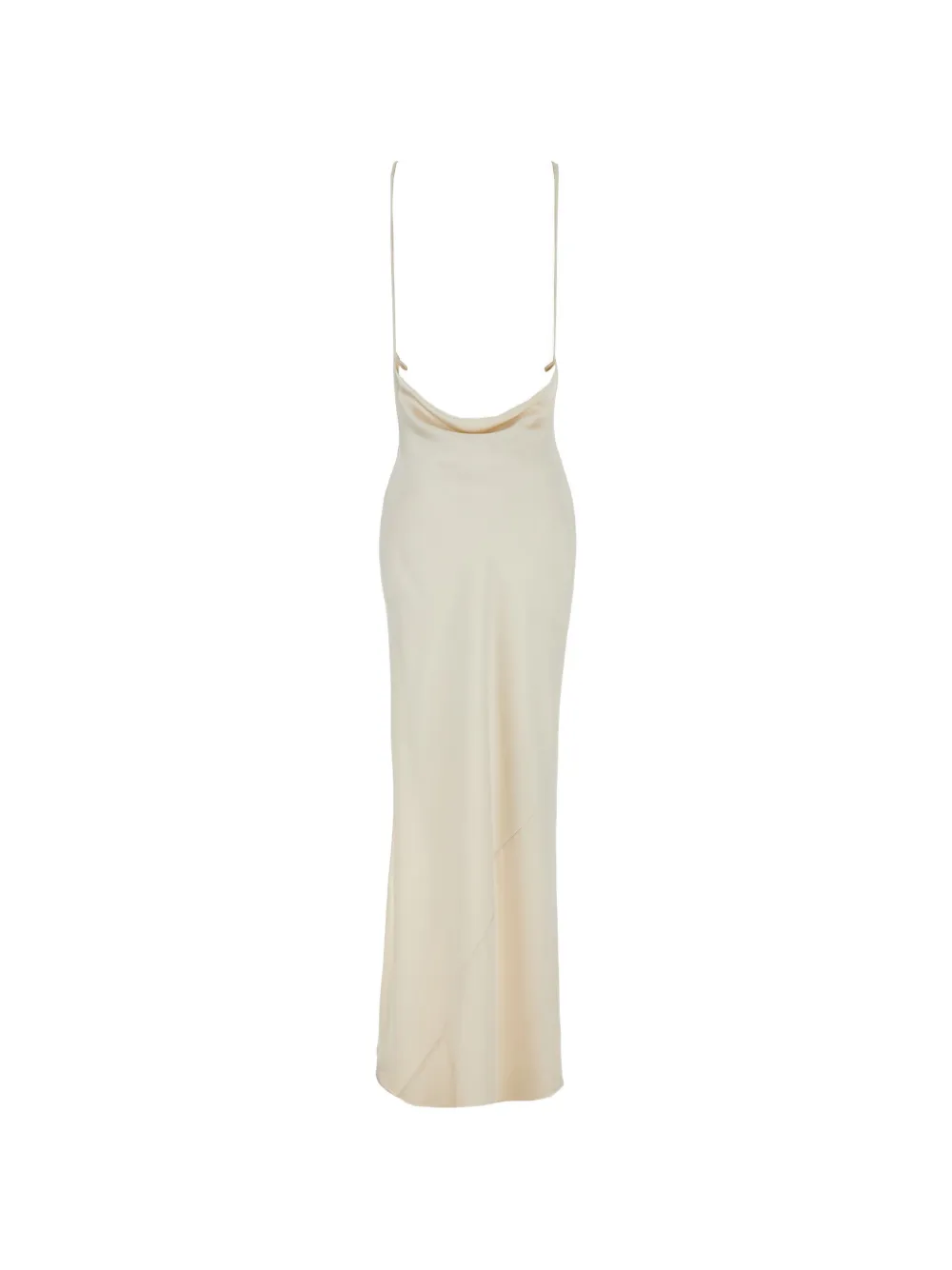 THE ANDAMANE cowl-neck slip dress - Beige