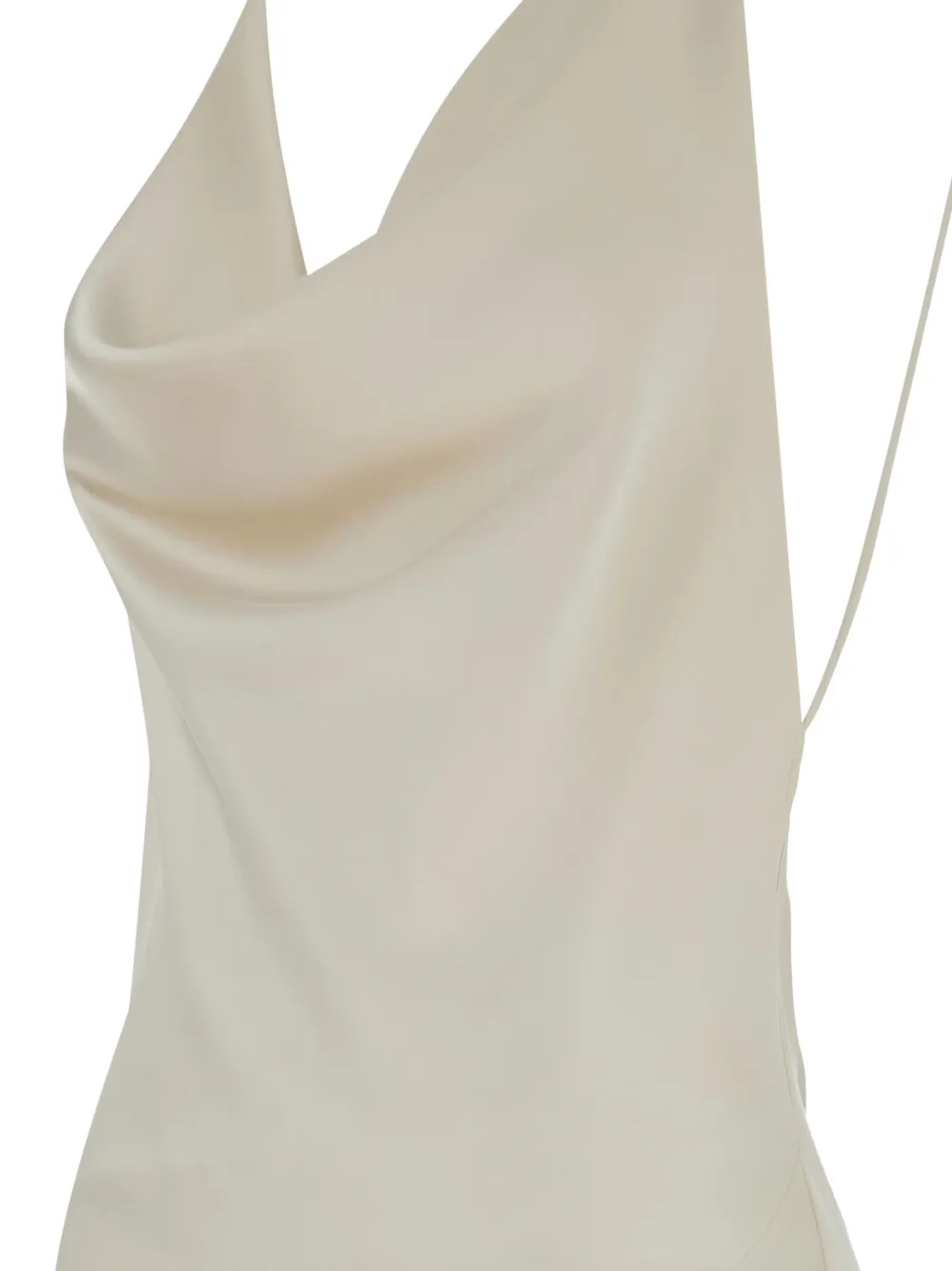 THE ANDAMANE Jurk met col Beige