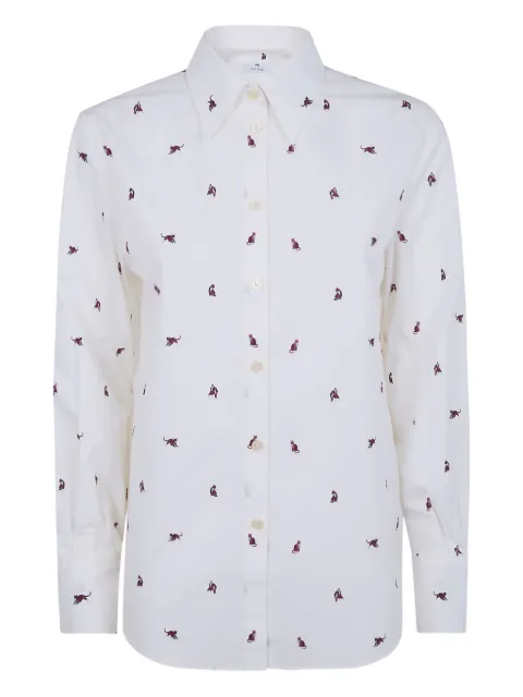 Paul Smith camisa con gato estampado
