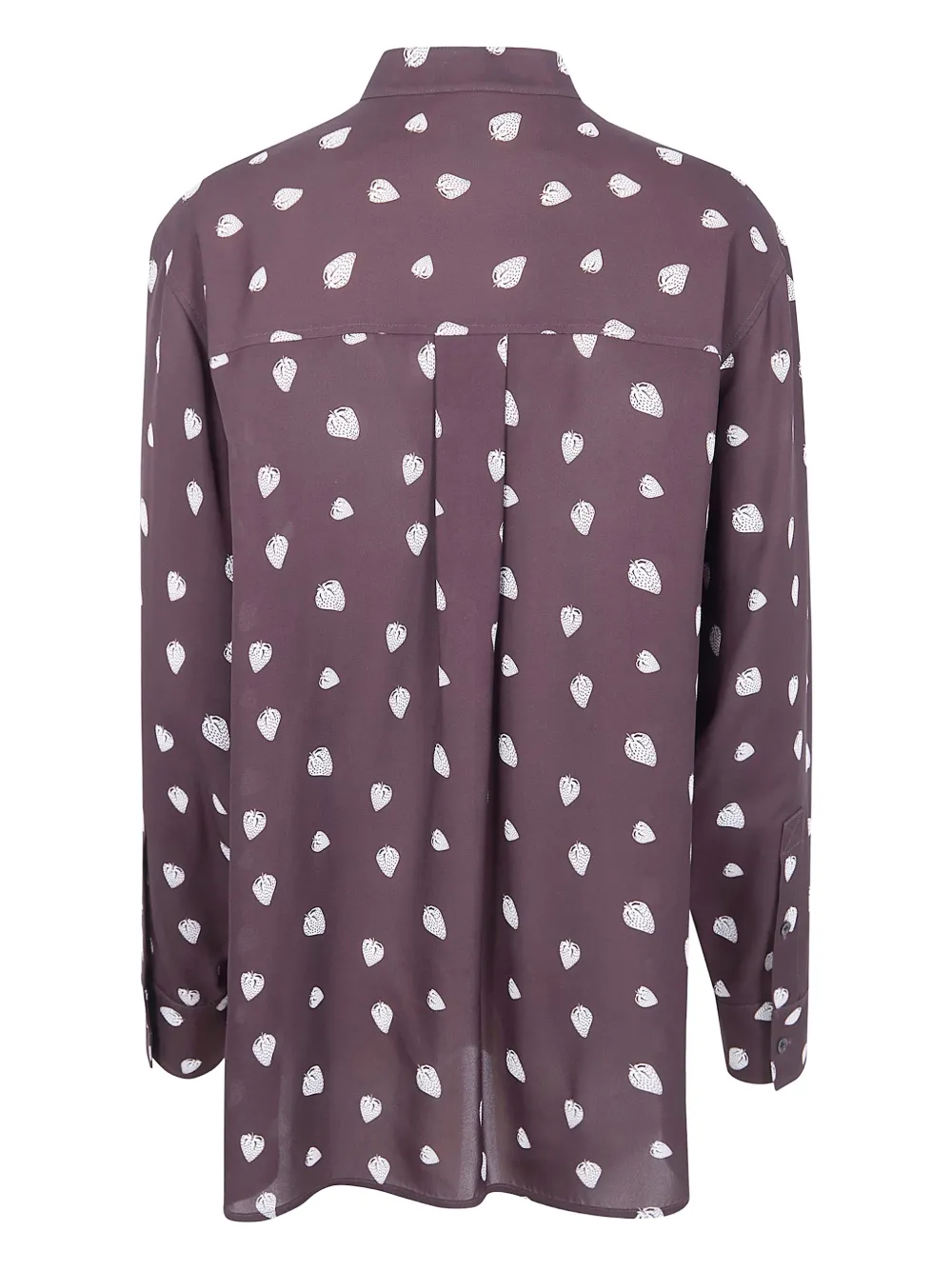 Paul Smith strawberry-print tie shirt - Bruin