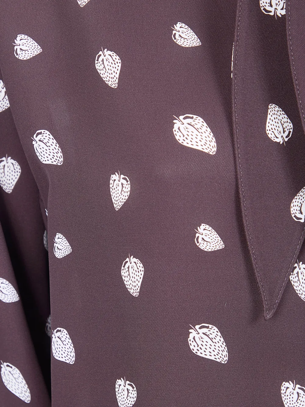  Paul Smith Strawberry-print Tie Shirt - Brown 