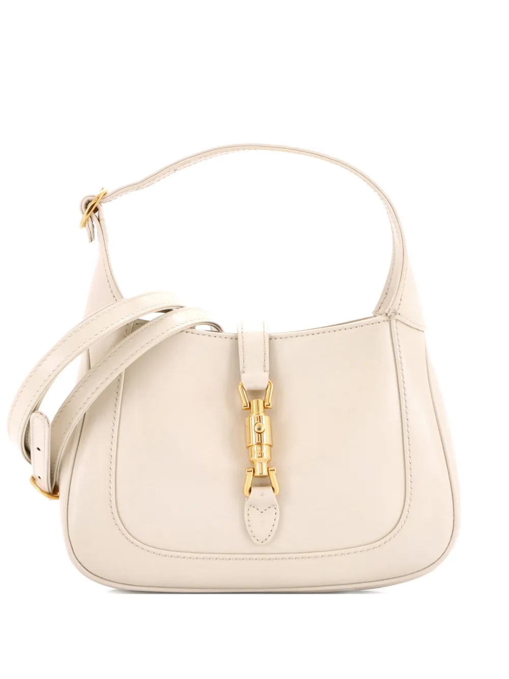 Gucci Pre-Owned Jackie 1961 Leather Mini hobo bag - Bianco
