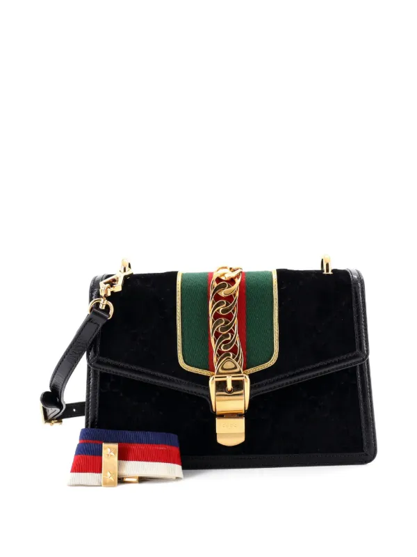 Gucci Pre-Owned シルヴィ ショルダーバッグ GGベルベット スモール 