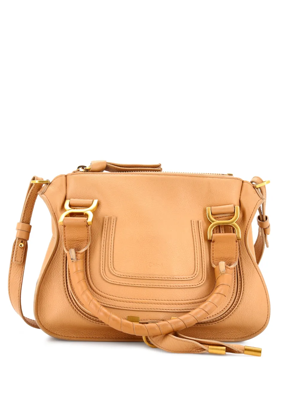 Chloé Pre-Owned Marcie Leather Small satchel - Toni neutri
