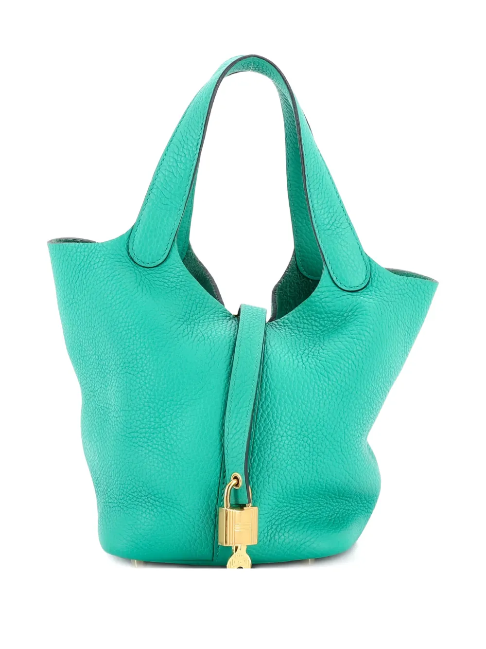Hermès Pre-Owned Picotin Lock Bag Clemence PM bucket bag | Green | Image 1