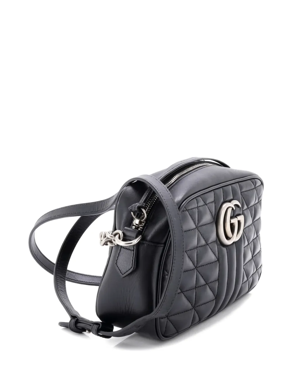 Gg Marmont Shoulder Bag Mixed Matelasse Leather Small Crossbody Bag