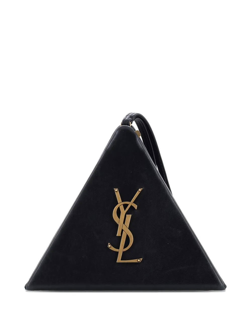 Saint Laurent Pre-Owned Pyramid Box Bag Leather Small clutch bag - Nero