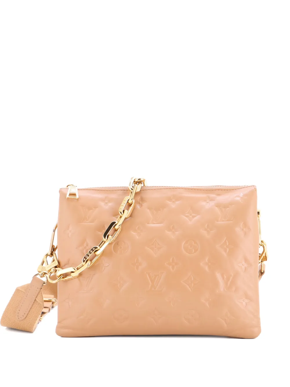 Louis Vuitton Pre-Owned Coussin Bag Monogram Embossed Lambskin PM crossbody bag - Toni neutri