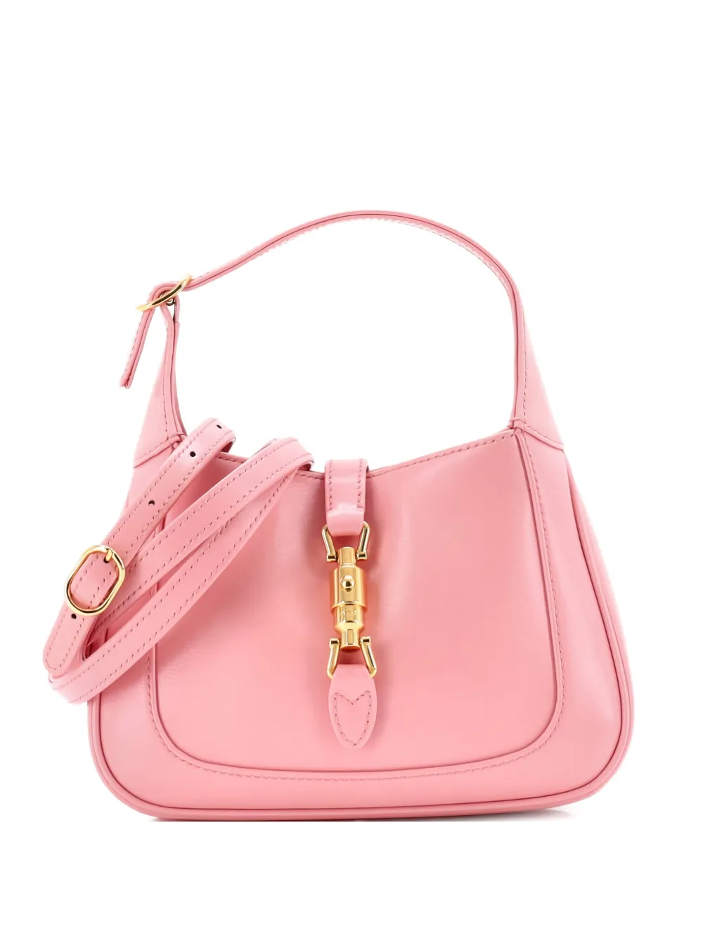 Gucci Pre-Owned Jackie 1961 Leather Mini hobo bag - Rosa