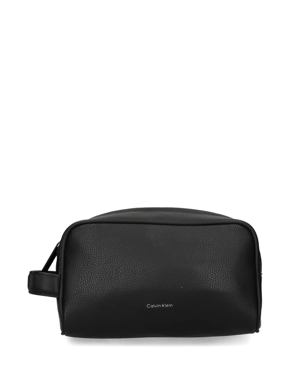 Calvin Klein textured handle-strap wash bag | Black | Image 1