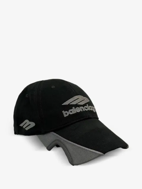 Balenciaga logo-embroidered cap