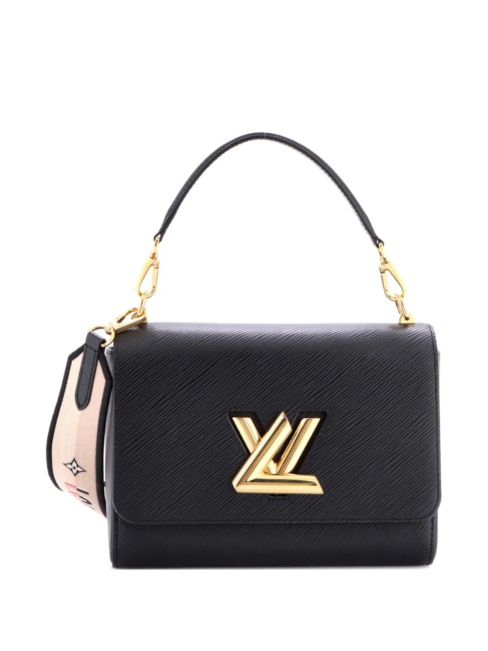 Louis Vuitton Pre-Owned Twist Strap Top Handle Bag Epi Leather MM satchel - Nero